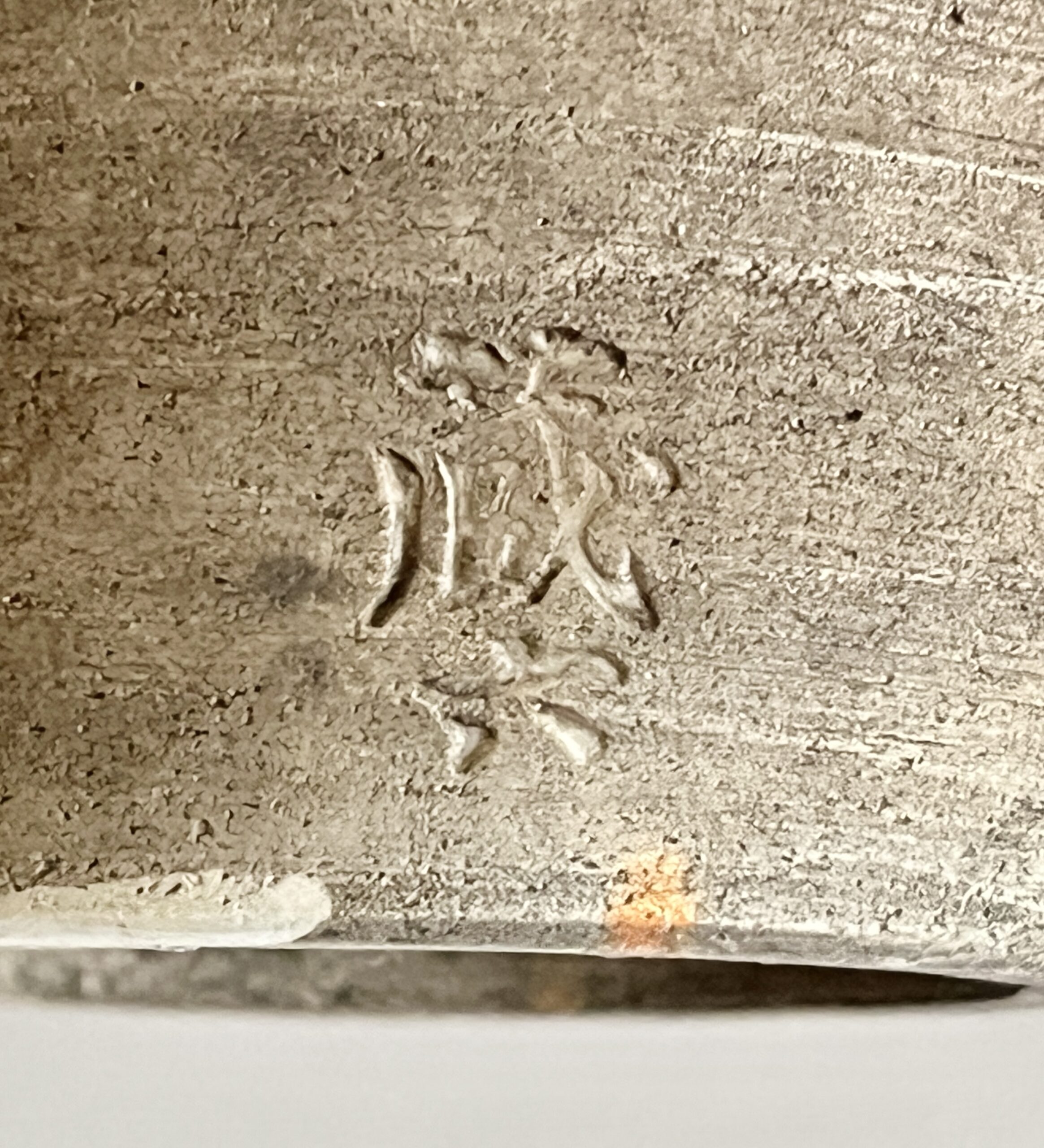 二代 泥中蔵六 （眞清水蔵六） 七ツ観音像花入　四代 真清水蔵六識　明治期　花瓶　花器　茶道具の陶印