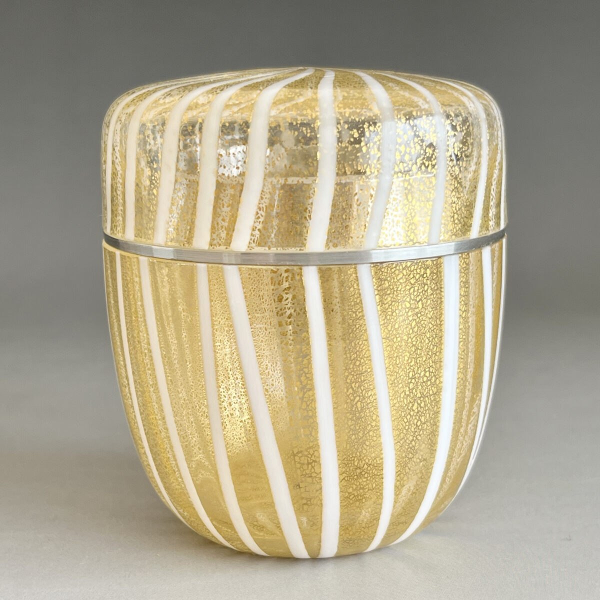 金彩　レイユール紋　ガラス棗