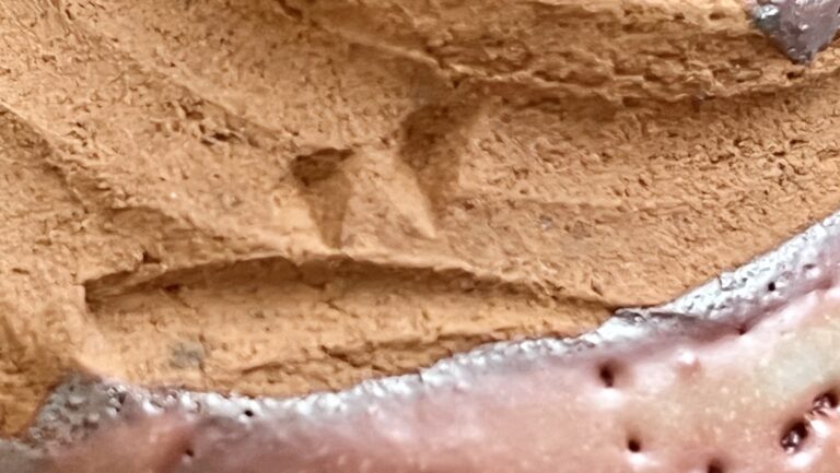 鈴木都　紫志野　ぐい呑　酒盃　酒器の陶印