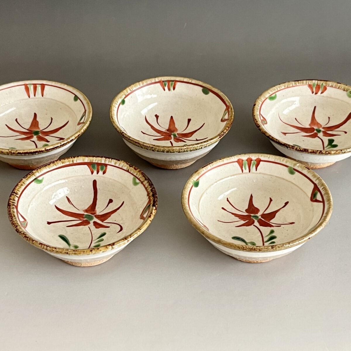 赤絵　小鉢　五客