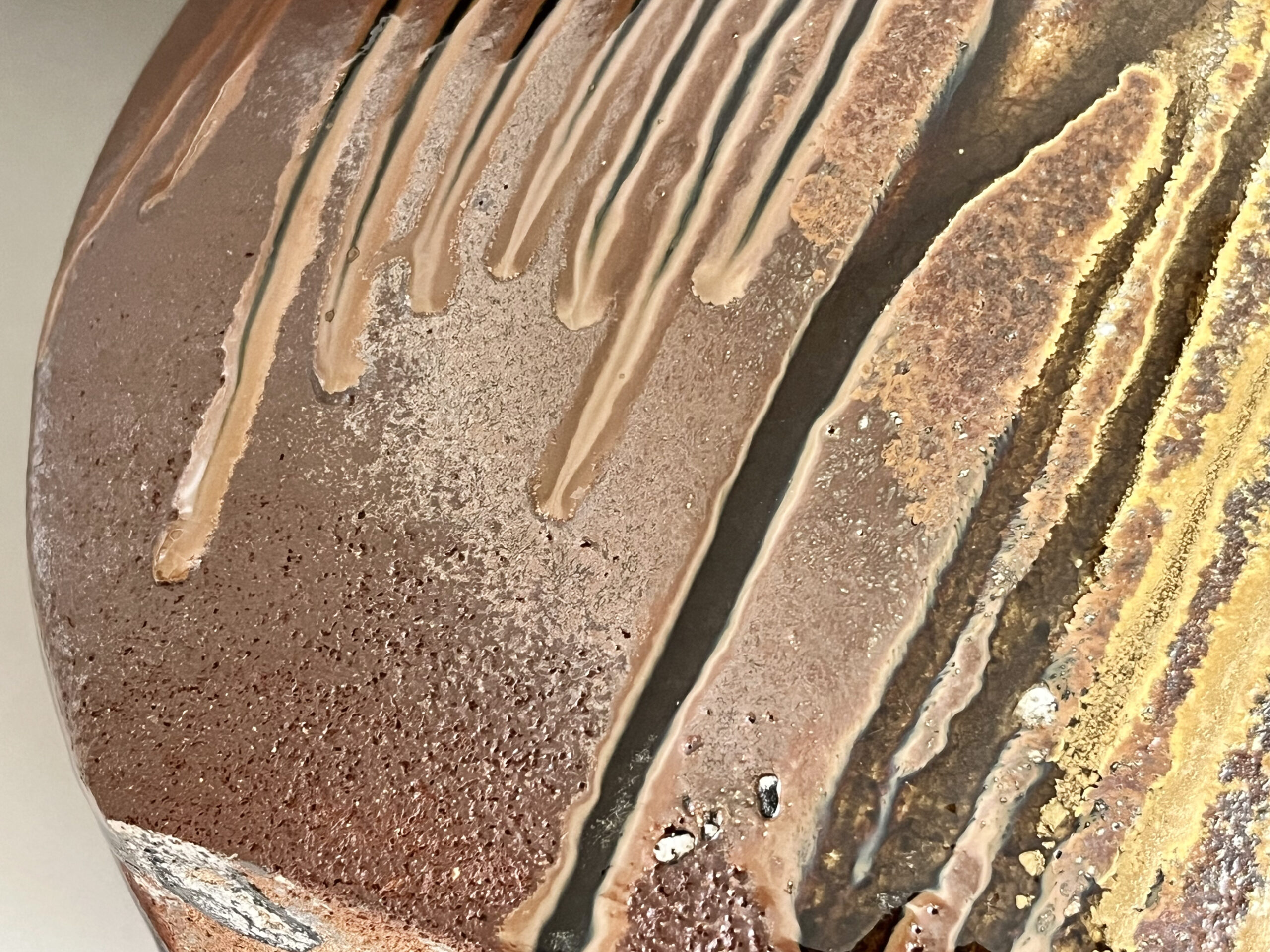 越前　花入　西浦武 西浦武 越前焼 扁壷 高さ33.0㎝ 花入 花瓶 花器 茶道具 | 陶酔庵