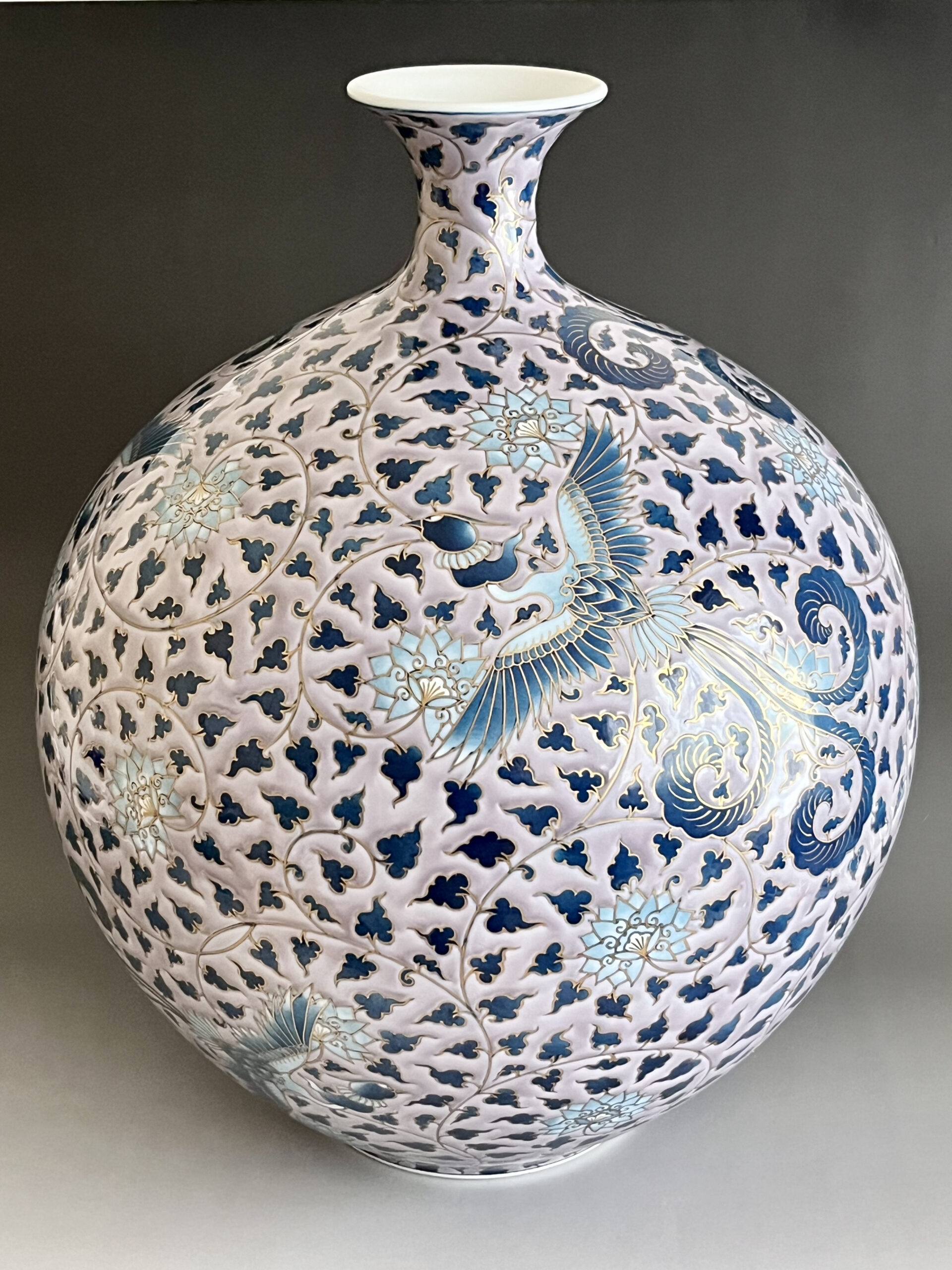 越前　花入　西浦武 西浦武 越前焼 扁壷 高さ33.0㎝ 花入 花瓶 花器 茶道具 | 陶酔庵