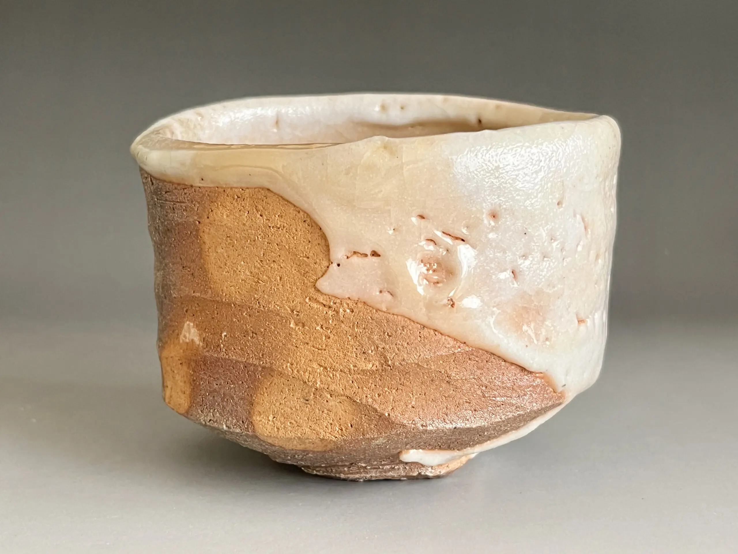 ☆ 安食ひろ 白塩釉 茶碗 茶道具 | 陶酔庵 -tousuian-