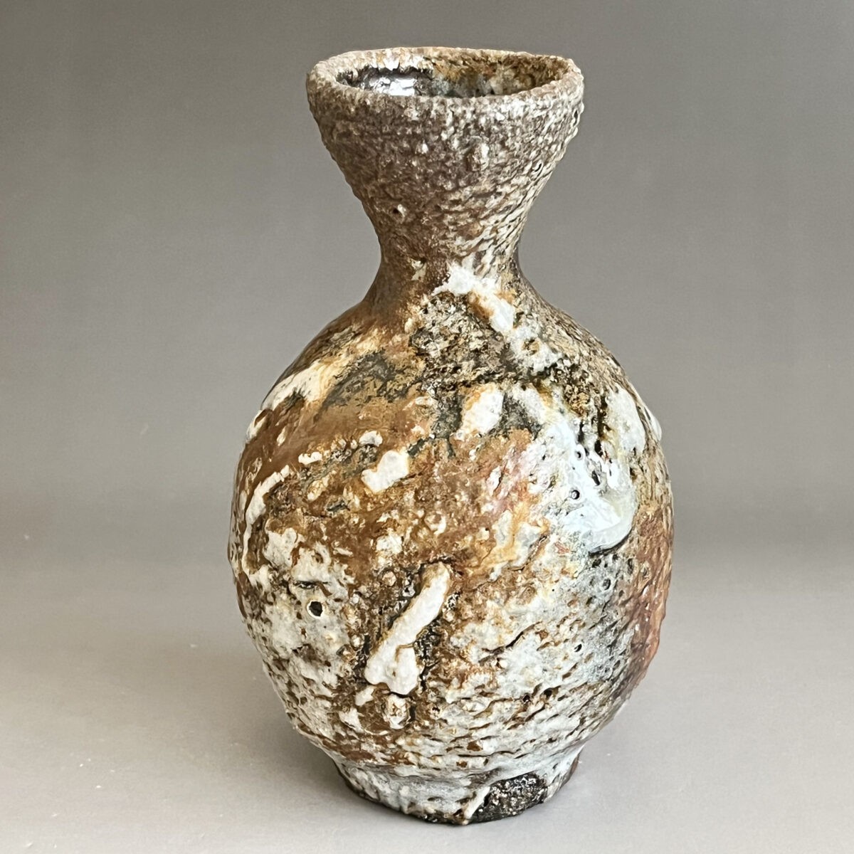 鬼志野　壷　徳利