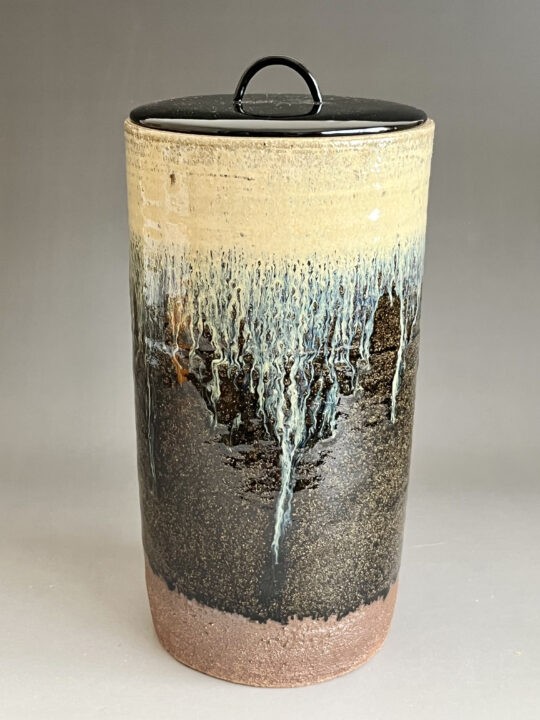 大皿・飾皿【備前焼　陶古窯　牡丹餅　木箱付き】 小西陶古 備前 牡丹餅 大皿 胴径39.5㎝ 飾り皿 | 陶酔庵 -tousuian-