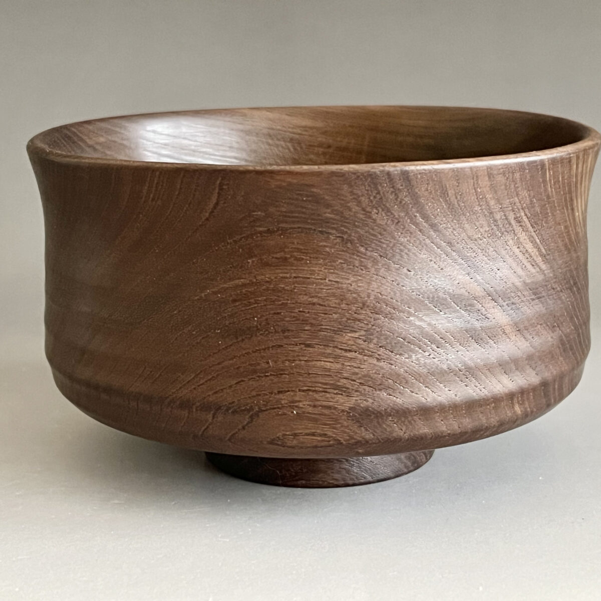 神氏欅　黒茶碗