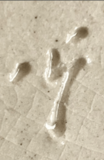 陶印（作印）：底面にございます