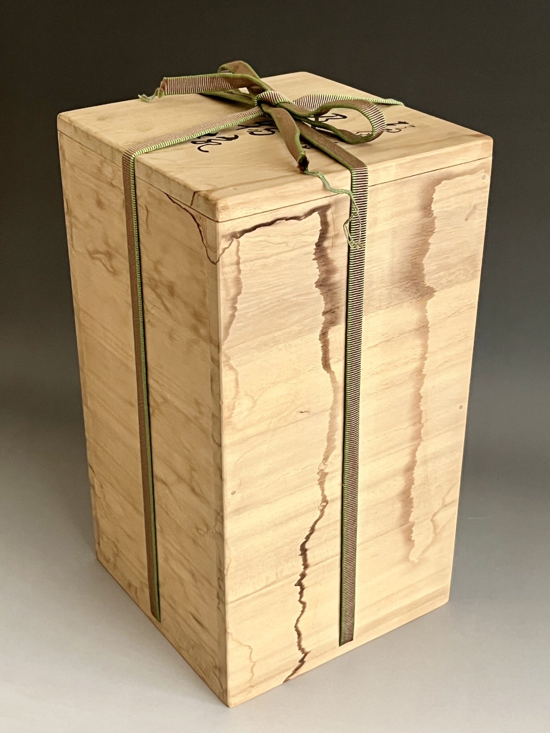 共箱（全体にシミ有り）／共布