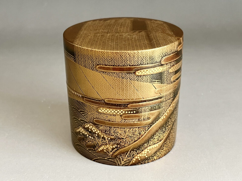 ⚫︎ 蒔絵師　一后一兆　輪島塗　柳橋　中次　茶道具　茶器　棗