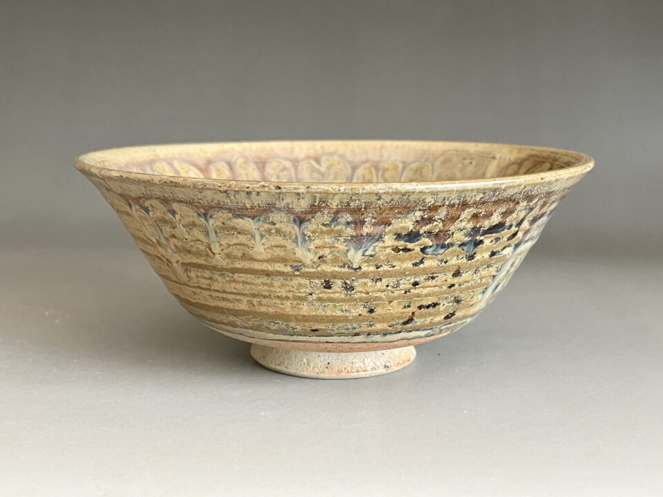 宮之原謙 （師 板谷波山）　富竹窯　茶碗　茶道具