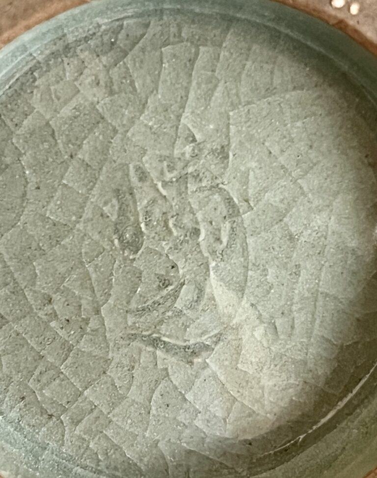 ⚫︎ 川瀬満之 （父 初代 川瀬竹春） 青磁　輪花　茶碗　茶道具の陶印