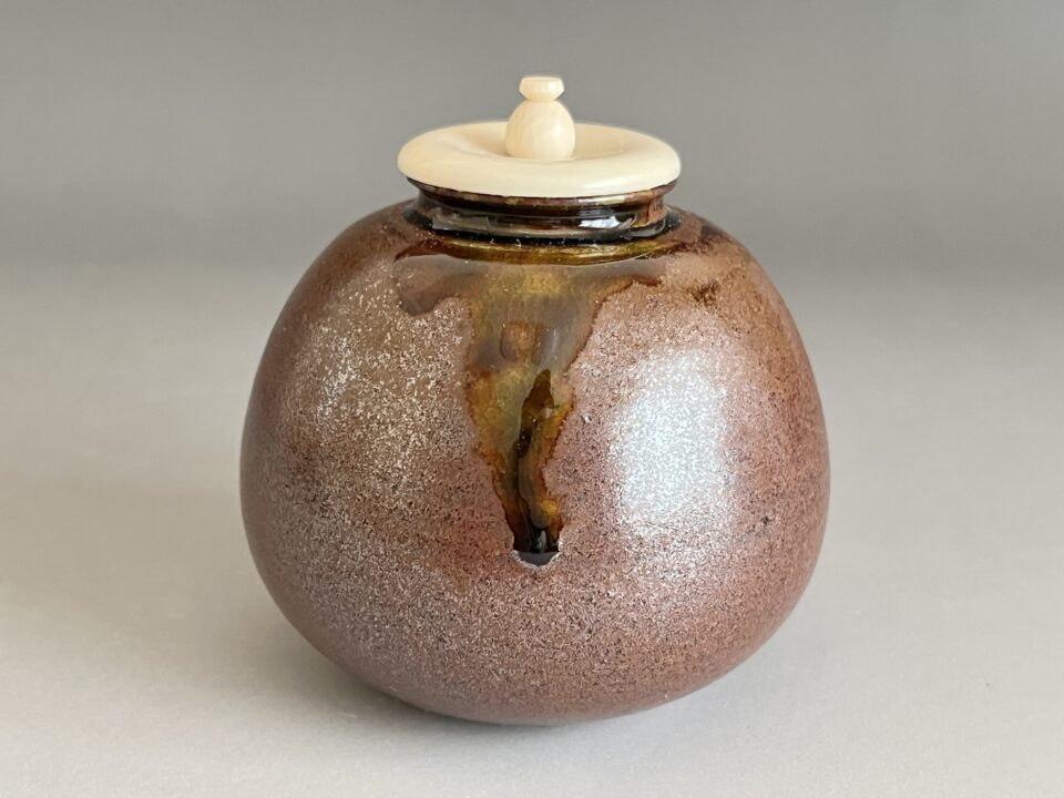 ⚫︎ 笹田有祥　模　京極　茄子　茶入　大名物　定家緞子　茶器　茶道具