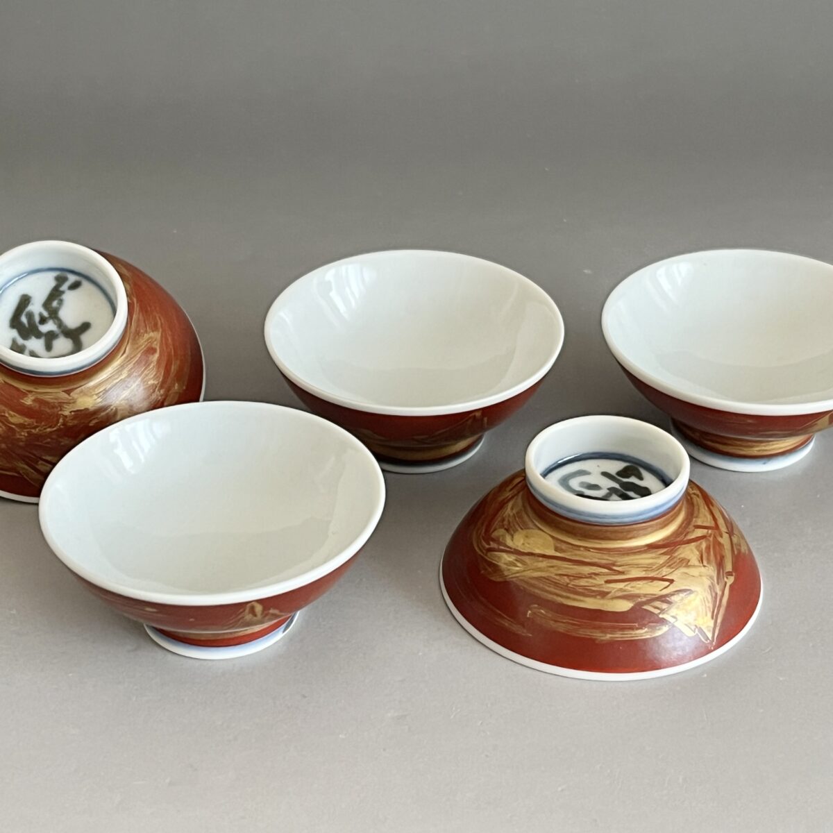 金彩　山盃　五客