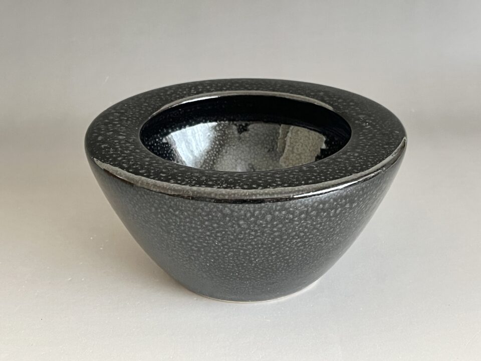 ⚫︎ 人間国宝 清水卯一　油滴釉　器　鉢　花生　花器