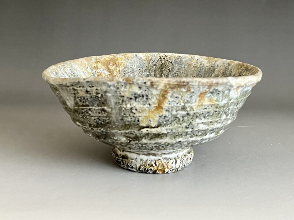 ★ 白越不朝　塩越窯　越前焼　茶碗　茶道具