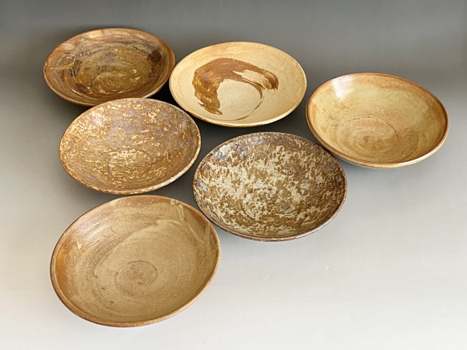 ★ 作者不詳　作家在銘　楽山　平茶碗　向付　六客　茶道具　和食器