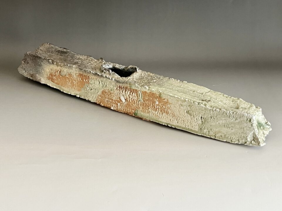 ★ 井村侊生　伊賀焼　花生　胴径48.0㎝　信楽　花器