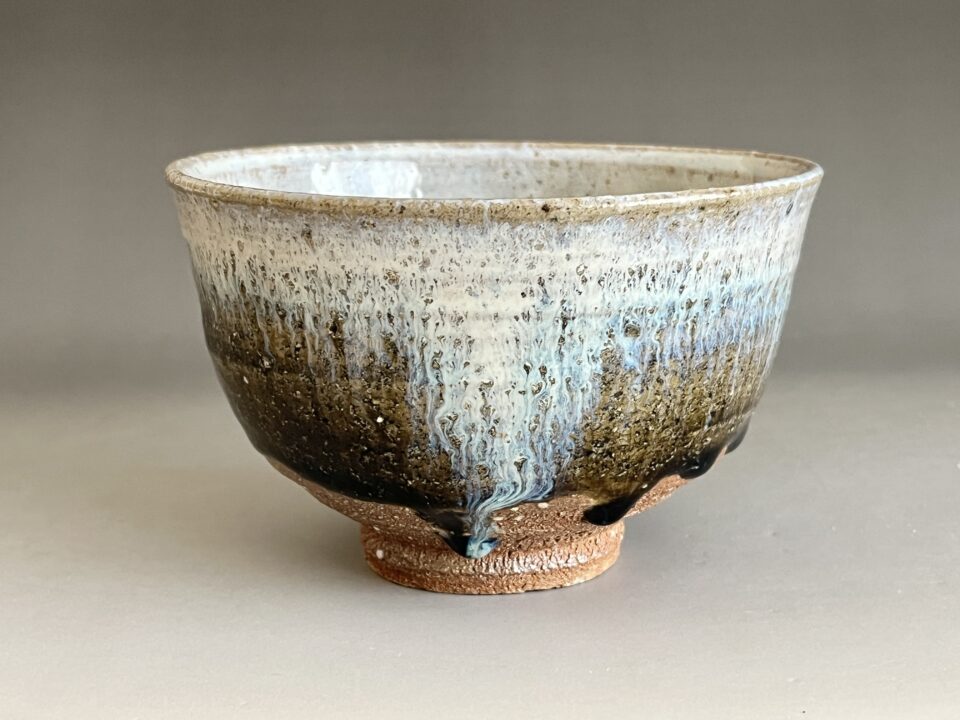 ★ 小島直喜　曹源窯　朝鮮唐津　茶碗　茶道具