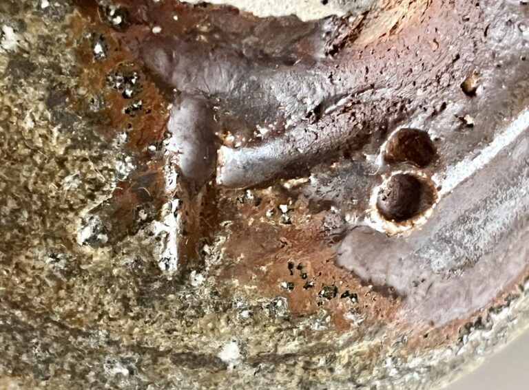 西浦武　越前焼　盃　窯変　ぐい呑　酒盃　酒器の陶印