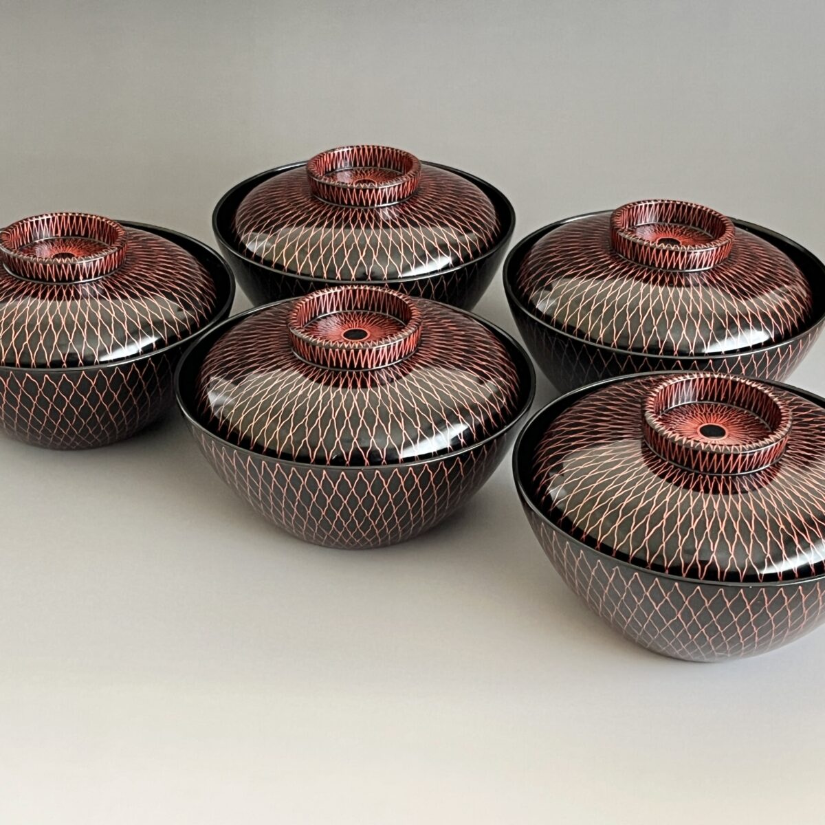 網手　吸物椀　五客