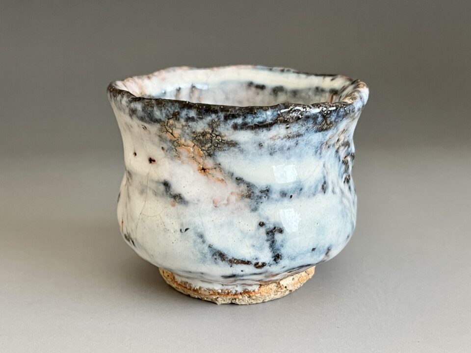 吉田萩苑 （師 人間国宝 三輪休雪） 萩焼　ぐい呑　酒盃　酒器