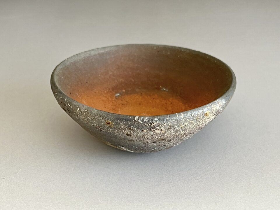 中里隆 （父 人間国宝 中里無庵） 唐津南蛮　ぐい呑　酒盃　酒器　焼締　種子島