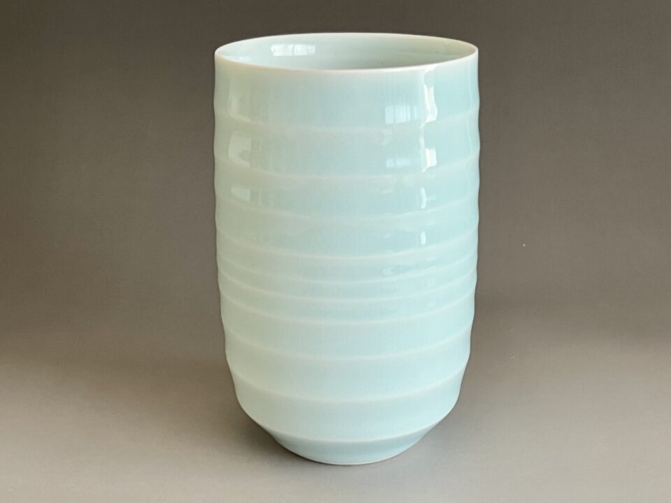 ★ 和田的　青白磁器　ろくろ目　湯呑　カップ　酒器