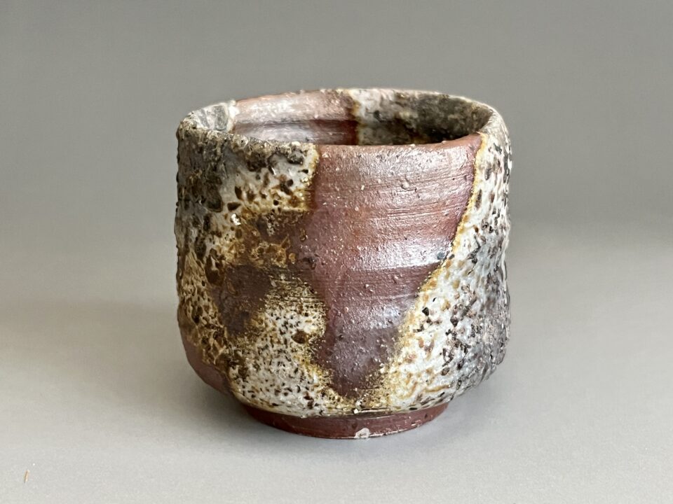 ⚫︎ 浦上善次 （師 西村春湖） 備前　酒盃　ぐい呑　酒器　窯変