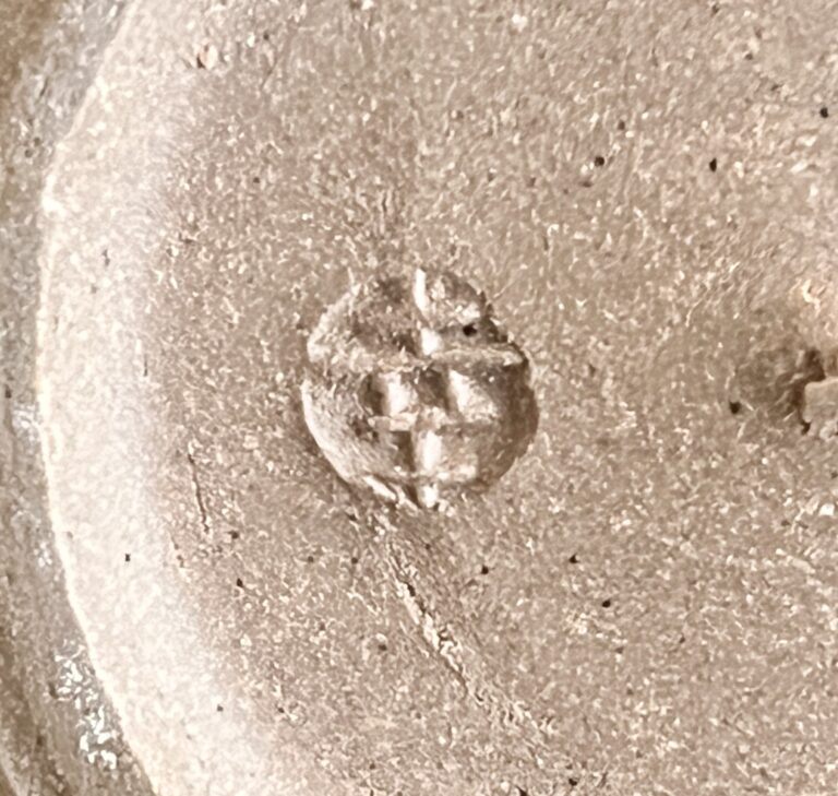 鎌田幸二　油滴　湯呑　天目釉　湯碗の陶印