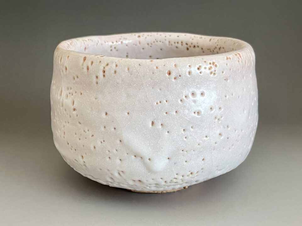 ★ 田部井健二　志野茶碗　茶道具