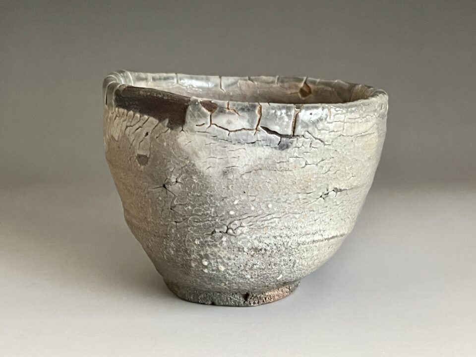 田中佐次郎　唐津　皮鯨茶碗　茶道具