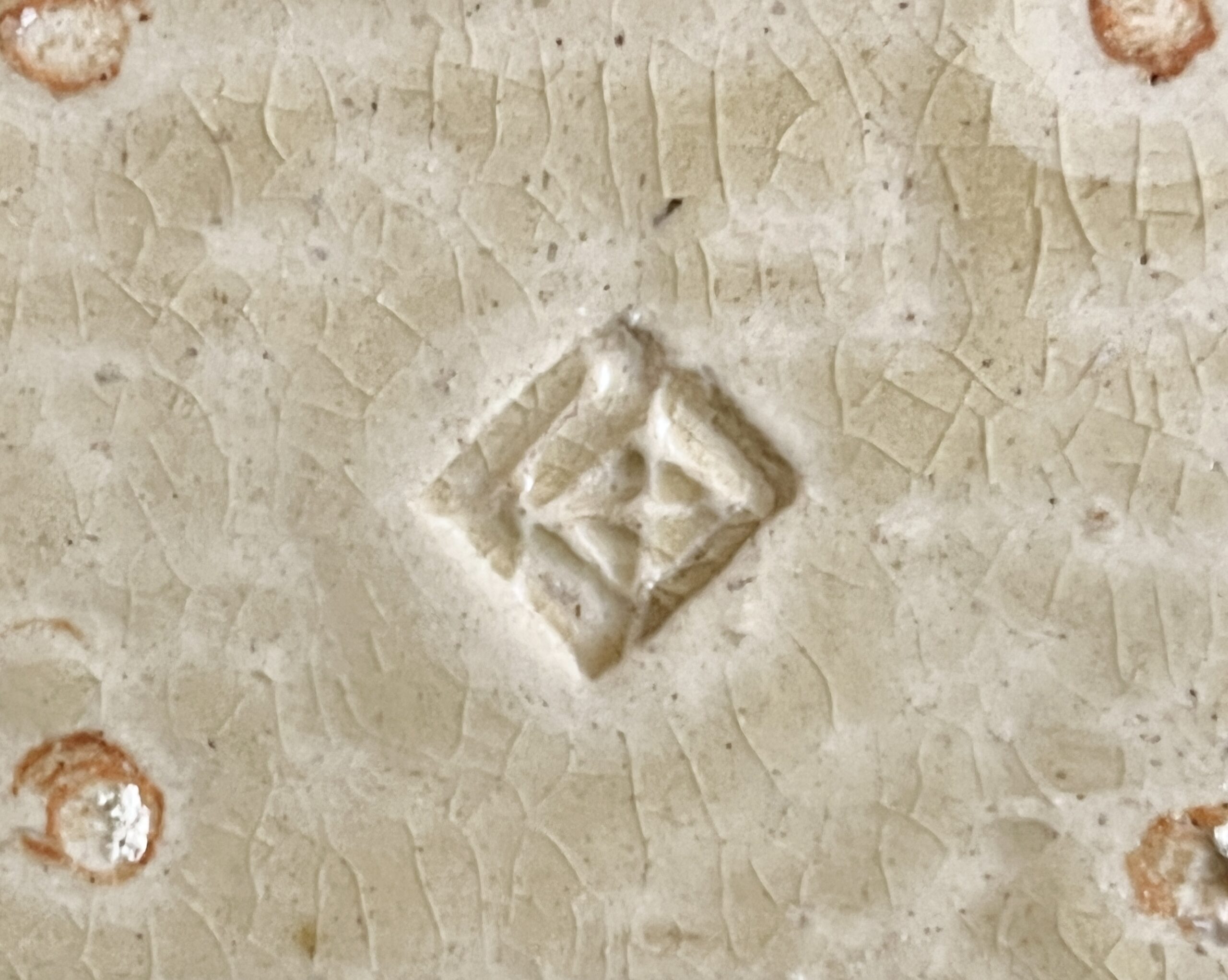 藤平伸　三喜来皿 （山帰来） 葡萄紋小判形皿　二客　二枚　楕円皿　小皿　和食器の陶印