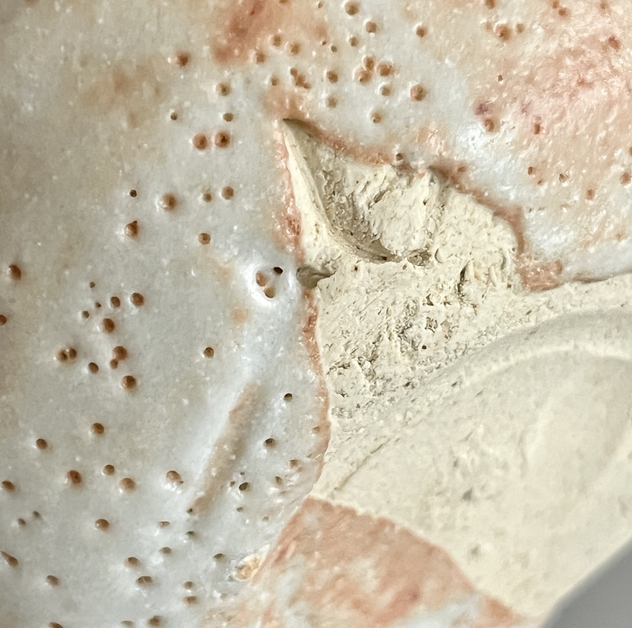 玉置保夫　志野　徳利　酒器の陶印