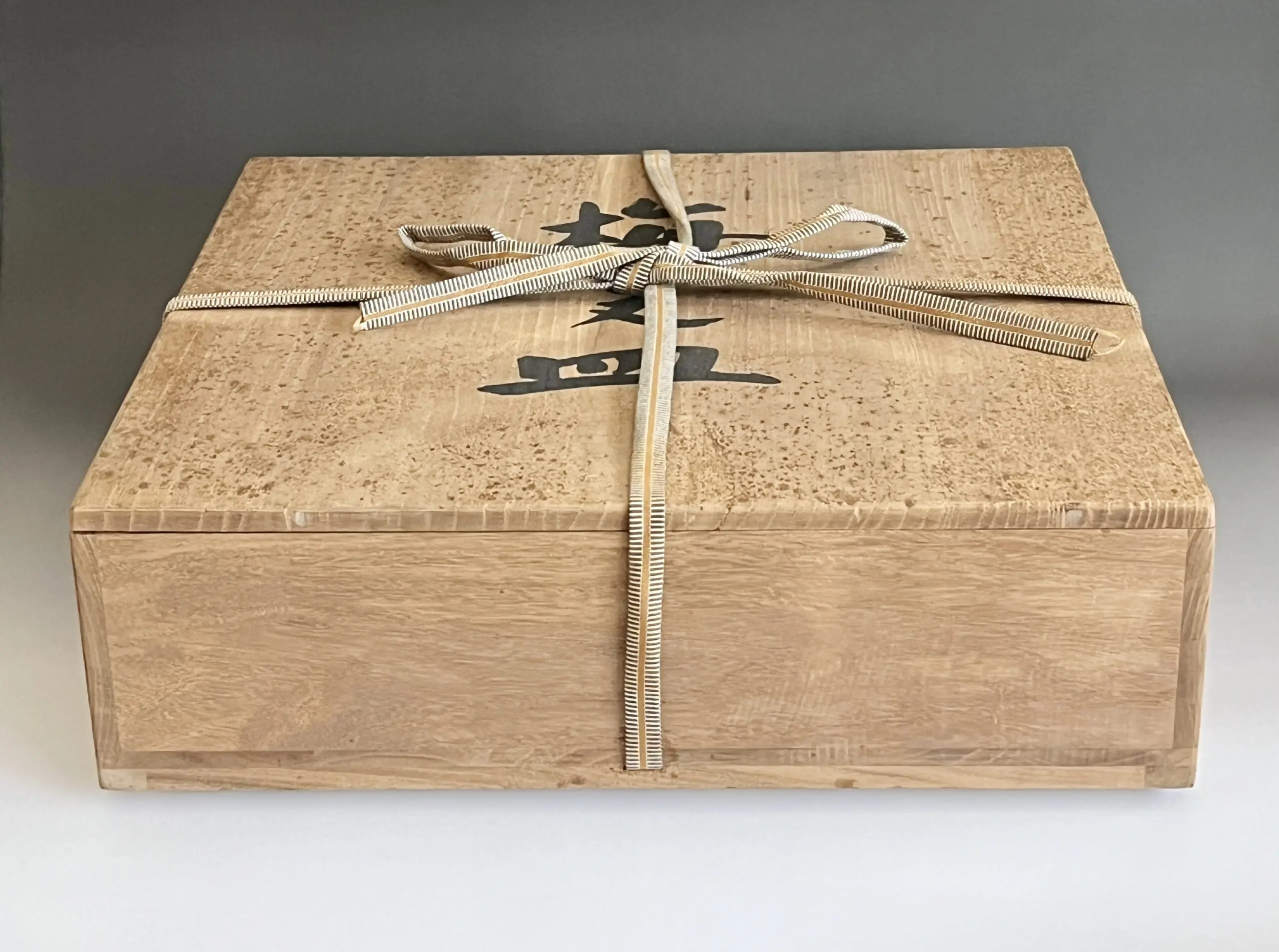 共箱（シミ有り）／共布