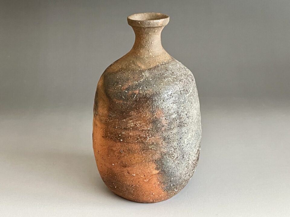 大澤恒夫　備前　窯変　徳利　酒器