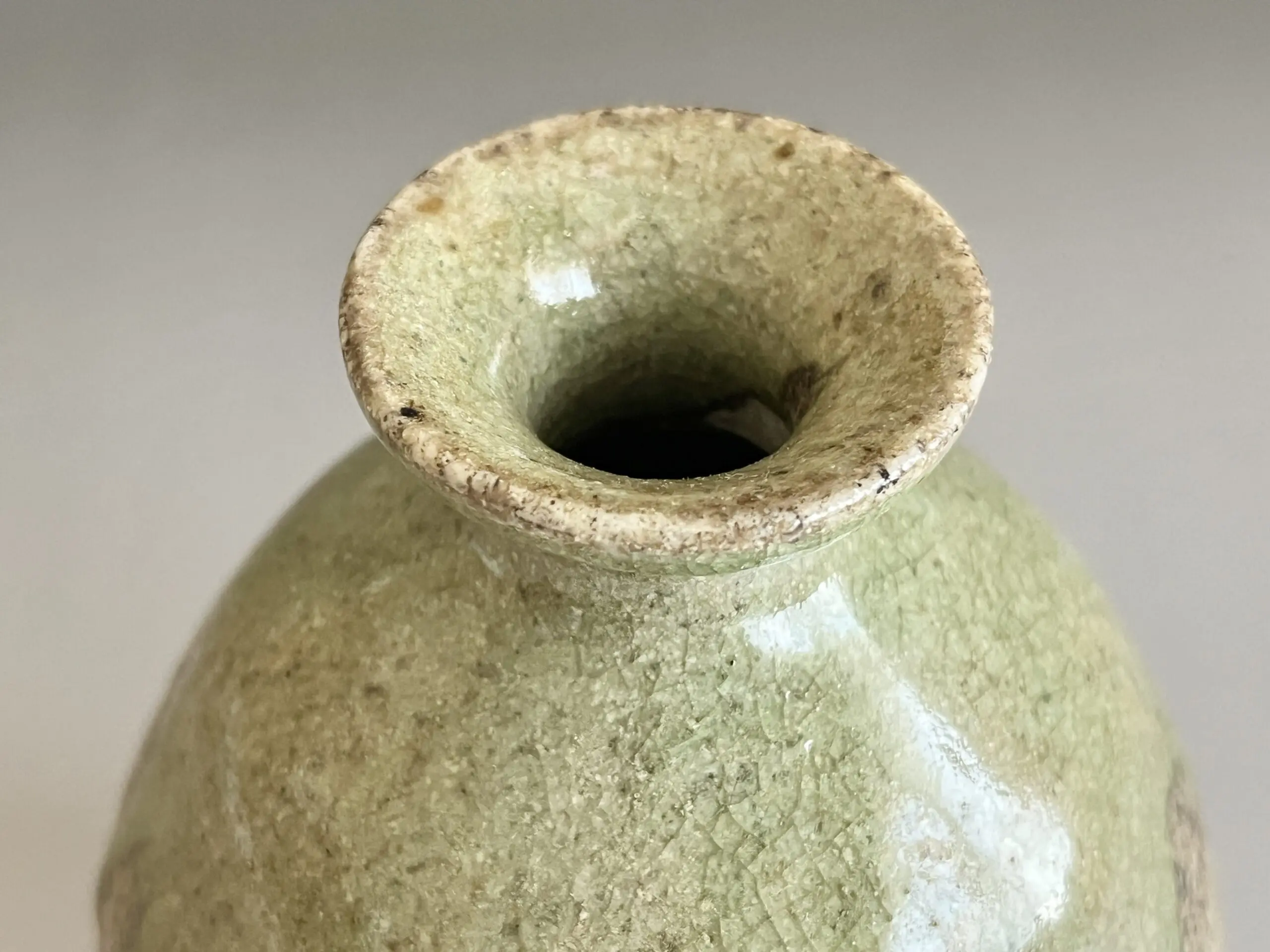 江崎一生 常滑焼 灰釉 壷 徳利 花瓶 花入 花器 酒器 | 陶酔庵 -tousuian-