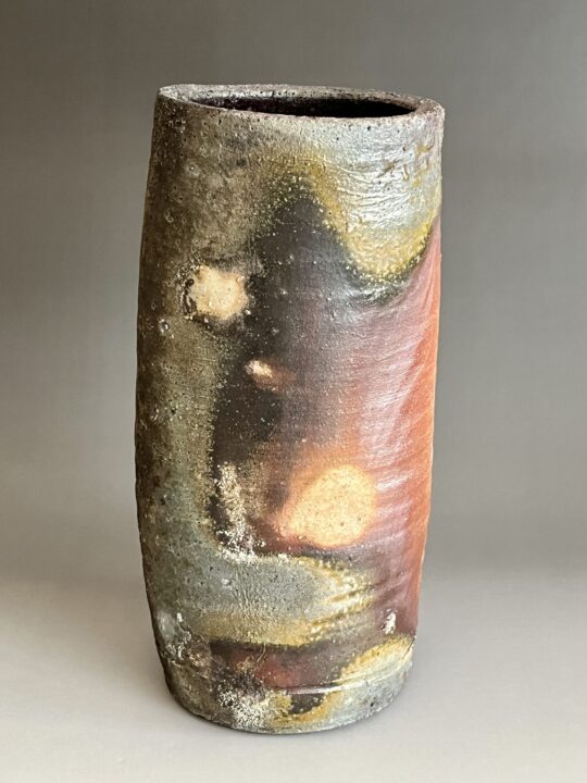 森風来　備前　窯変　花入　花生　花瓶　花器　茶道具