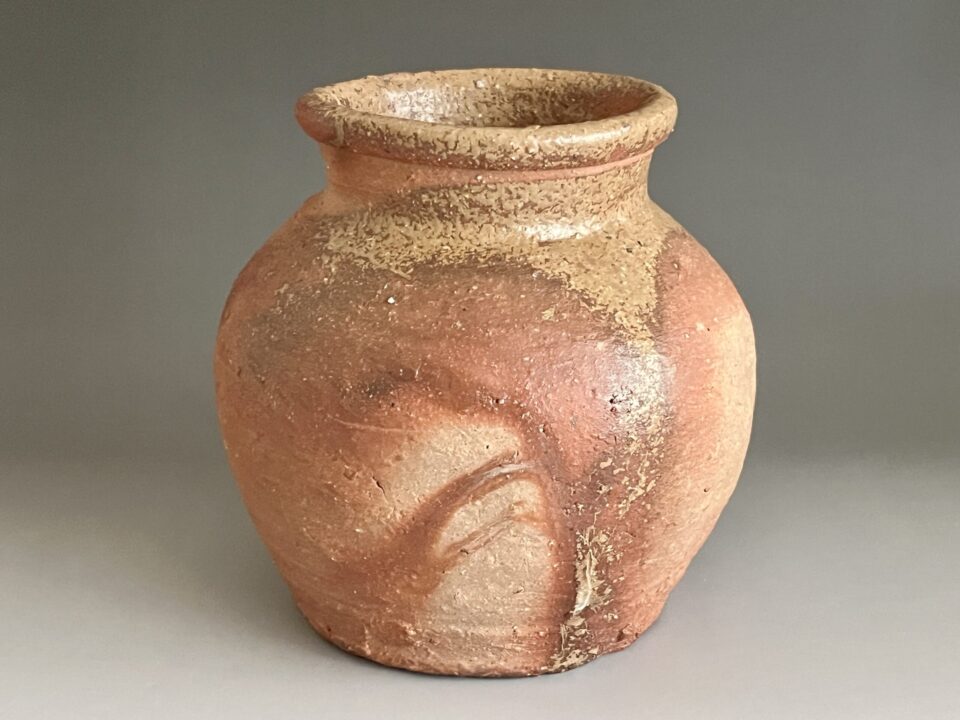 星正幸 （師 森陶岳） 備前　壷　初窯　1994　花入　花生　花器　茶道具