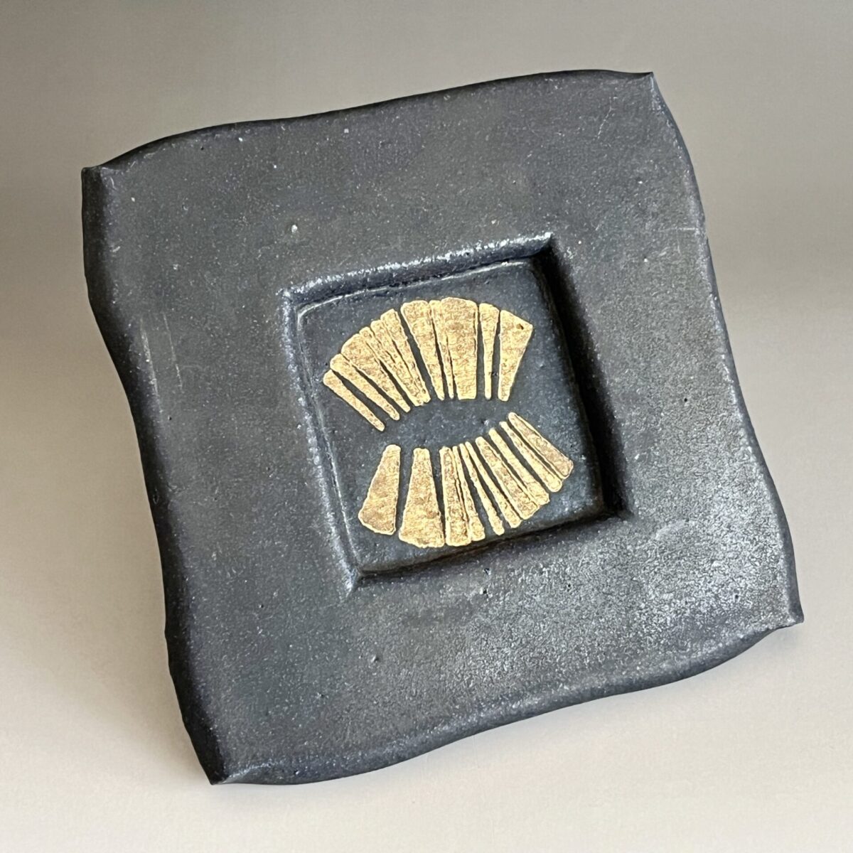 陶板　金彩　壁飾り