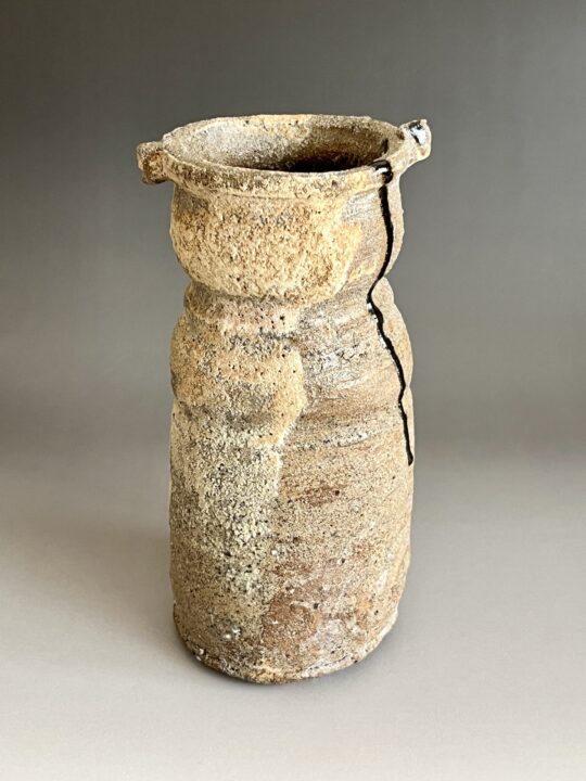 原憲司 （師 人間国宝 加藤卓男） 美濃伊賀　花入　花瓶　花生　花器　茶道具