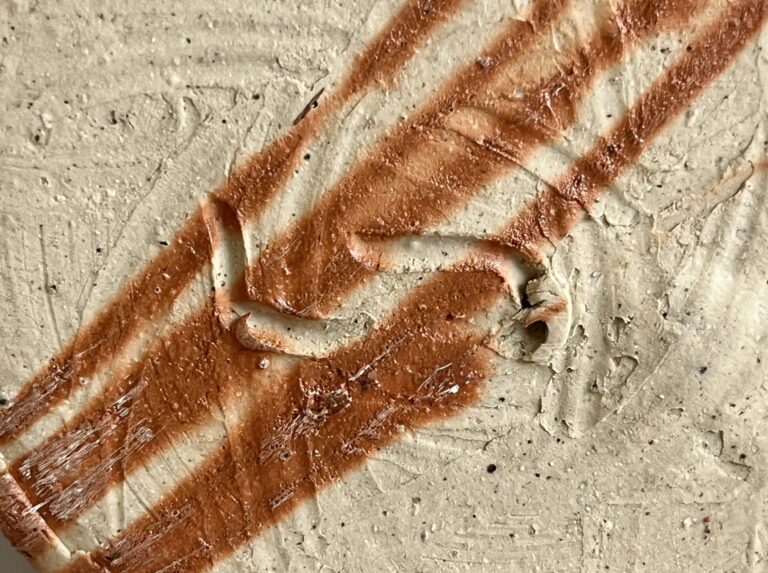 中村六郎　備前　麦酒呑　緋襷　ビアマグ　カップ　酒器の陶印